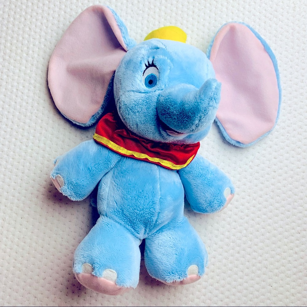 Disney baby Dumbo plush stuffed toy animal in EUC